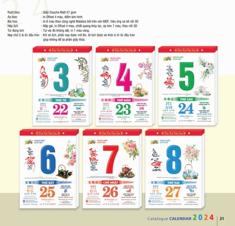 LỊCH LỐC HT11 (16X24) (LỐC)