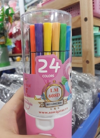 BÚT LÔNG MÀU LON G-STAR LM608D 24 MÀU 38K (HỘP)