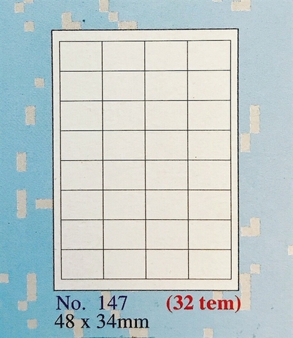 GIẤY DÁN TOMMY A4 147 (HỘP)