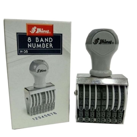 MÁY ĐÓNG SỐ SHINY 8 SỐ 5mm N-38 (CÁI)