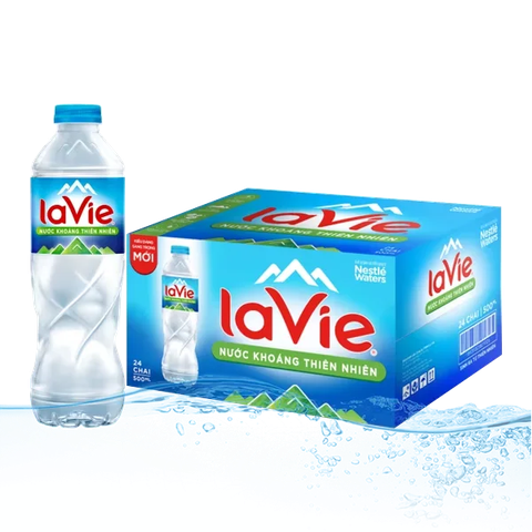 NƯỚC SUỐI LAVIE 500ML (THÙNG)
