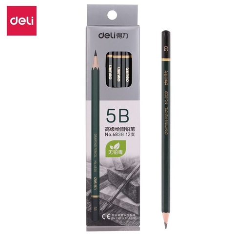 BÚT CHÌ DELI 5B MS6838 (CÂY)