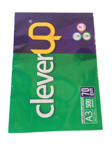 GIẤY A3 BÃI BẰNG CLEVER UP ĐL 70/92 (RAM) (500 TỜ) (RAM)