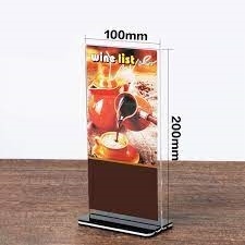 BẢNG MENU DỌC ĐẾ ĐEN SN A4/3 (CÁI)