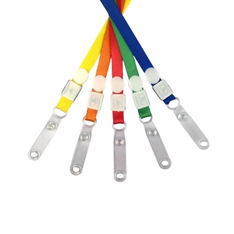 DÂY ĐEO BẢNG TÊN LỤA 1CM MÓC NHỰA (DÂY)