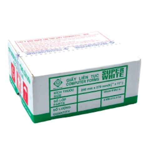 GIẤY LIÊN TỤC F4 4L KO CHIA (KHO 111) (THÙNG)