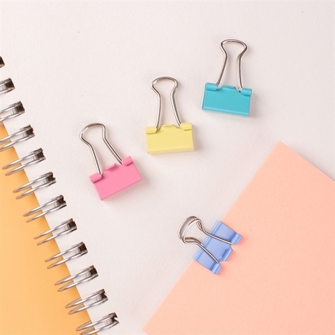 KẸP SẮT MÀU 19MM (HỘP)