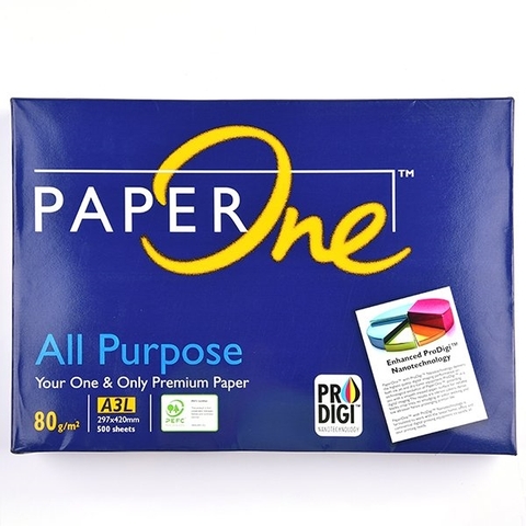 GIẤY A3 PAPER ONE ĐL 80 (RAM) (500 TỜ) (RAM)