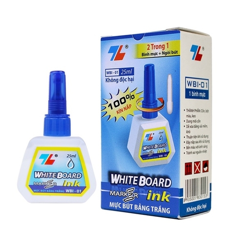 MỰC LÔNG BẢNG TL XANH WBI01-02 (HỘP)