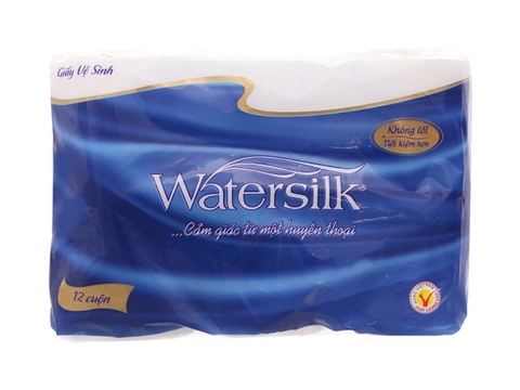 GIẤY VỆ SINH WATERSILK KHÔNG LÕI (XÁCH)