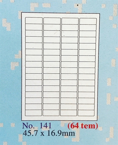 GIẤY DÁN TOMMY A4 141 (HỘP)