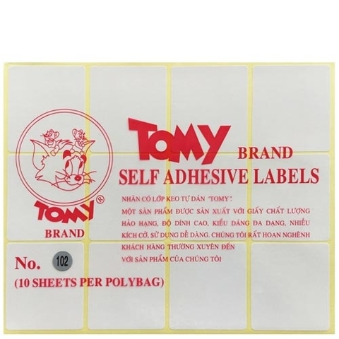 GIẤY DÁN TOMMY 102 (TẬP)