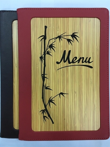 MENU GỖ 10 LÁ 21x30 (19x28) (CÁI)