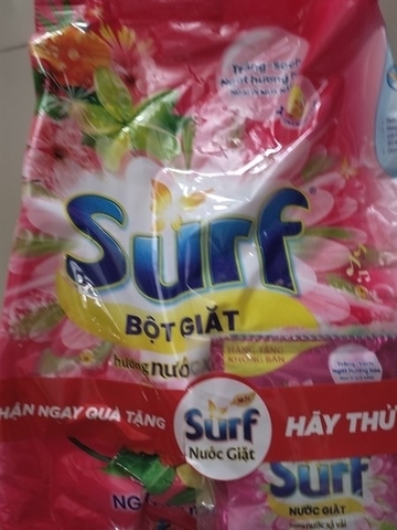 BỘT GIẶT SURF TÚI 2KG (GÓI)