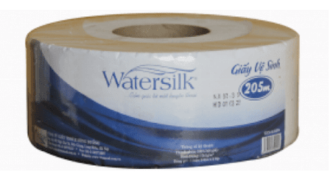 GIẤY VỆ SINH WATERSILK CUỘN 630G - 205M (CUỘN)