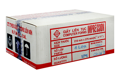 GIẤY LIÊN TỤC A4 4L CHIA 2 (THÙNG)