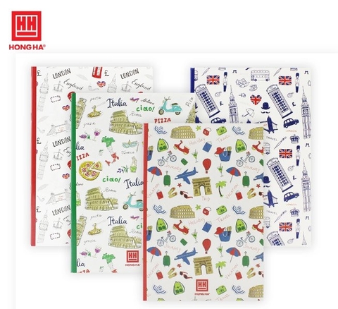 VỞ HỒNG HÀ SV 4 Ô LY 200 TRANG ĐL 70gsm (QUYỂN)