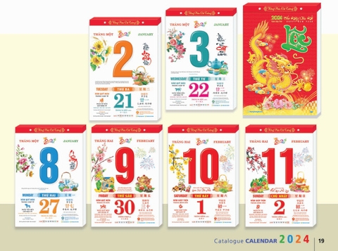 LỊCH LỐC HT10 (20X30) (LỐC)