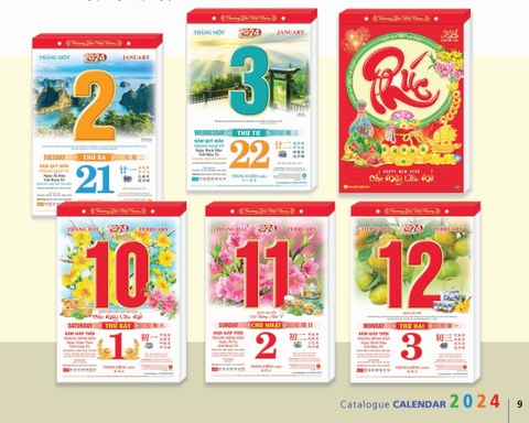 LỊCH LỐC HT3 (29X41) (LỐC)