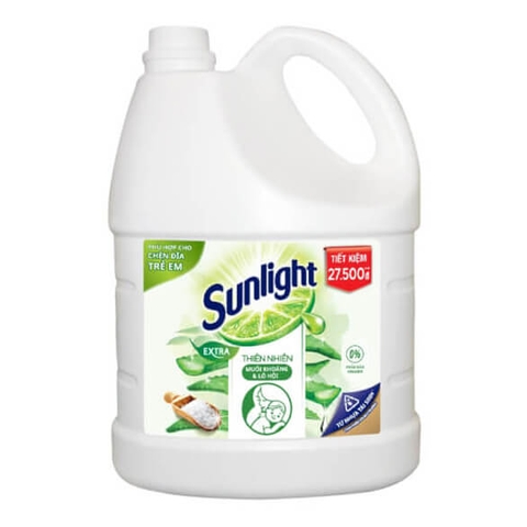 NƯỚC RỬA CHÉN SUNLIGHT 3,6KG (3,4L) MUỐI KHOÁNG (CAL)