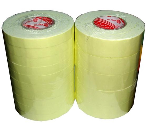 BĂNG KEO XỐP 2 MẶT 4,8CM VÀNG (CUỘN)