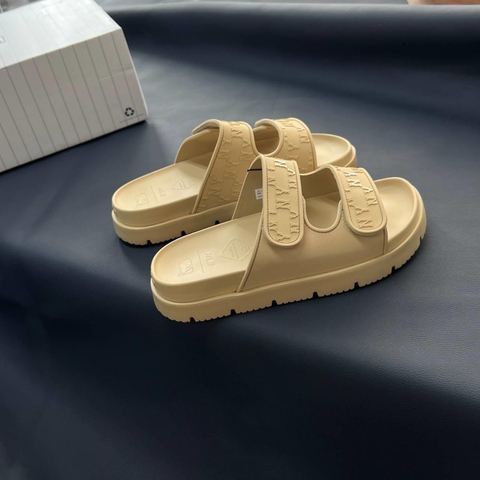 987 -  Dép MLB Chunky Bouncer New York Yankees Beige - Code 3ALPCBT33 50SAL [HÀNG CHÍNH HÃNG]