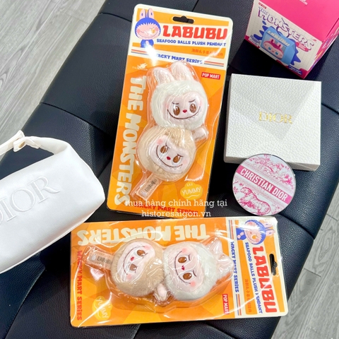 1797 - Labubu Xiên Que - Labubu Seafood Balls POPMART The Monster Labubu Wacky Mart 6931571095185 [HÀNG CHÍNH HÃNG]