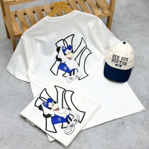 2719 - Áo New Era New NY Mickey Mouse Trắng [HÀNG CHÍNH HÃNG]