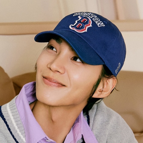 424 -  Nón MLB Unstructured Ball cap - Xanh Navy - Boston [HÀNG CHÍNH HÃNG]