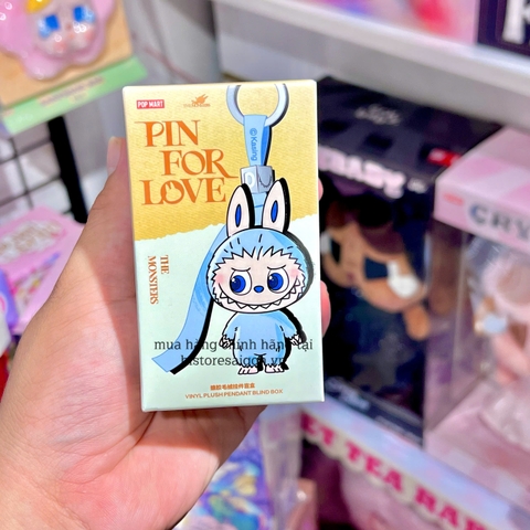 1788 - Labubu Pin For Love A-M Blindbox POPMART The Monster Labubu Mini [HÀNG CHÍNH HÃNG]