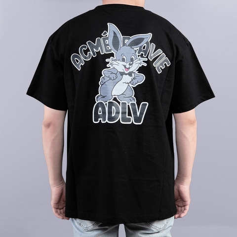1858 - Áo ADLV Cartoon Rabbit Đen ADLV-SSACTB-BLK [HÀNG CHÍNH HÃNG]
