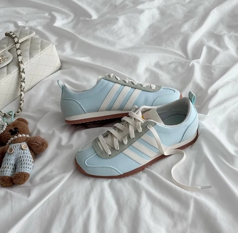 1776 - Giày Adidas VS JOG 2.0 ‘White Blue’ JI2434 [HÀNG CHÍNH HÃNG]