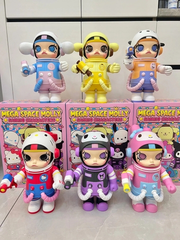 1479 - Molly Sanrio 400% - POPMART MEGA SPACE MOLLY 400% Sanrio Characters Series - Set 6 Bé [CHÍNH HÃNG]