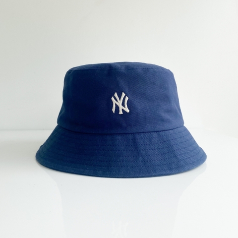 363 -  Nón Bucket MLB NY - Xanh Than [HÀNG CHÍNH HÃNG]