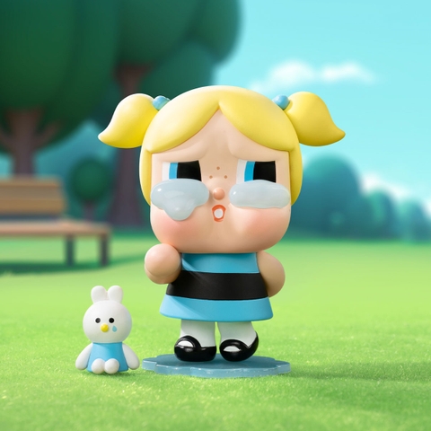 1145 - Mô Hình Gấu Bông Art Toy BUBBLES Crybaby × Powerpuff Girls - [HÀNG CHÍNH HÃNG]
