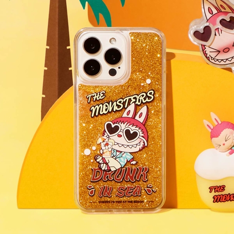 1166 -  Ốp Lưng Labubu Drunk In Sea - The Monsters Enchanted by the Seaside Series Phone Case  - [HÀNG CHÍNH HÃNG] Pop Mart - Iphone 14 15 Pro/Promax