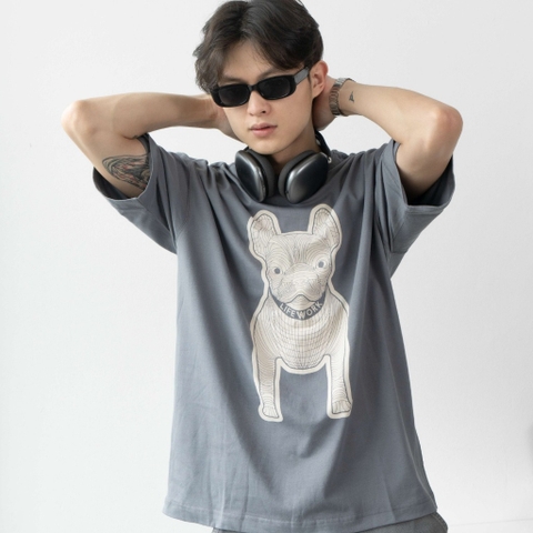 1731 -  Áo Life Work Grey Silk Radok Short Sleeve T-Shirt LW235TS982 [HÀNG CHÍNH HÃNG]