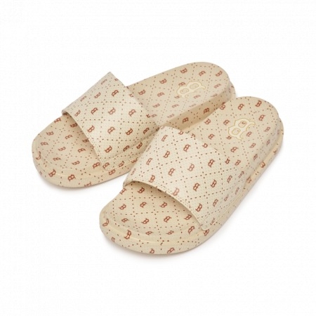 1054 -  Dép MLB Chunky Mound Diamond Monogram Boston Red Sox Cream - Trắng Kem - Code 3ALPCDM33 43CRS [HÀNG CHÍNH HÃNG]