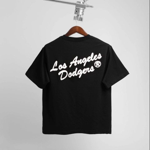 2571 - Áo New Era Los Angeles Xù Đen [HÀNG CHÍNH HÃNG]