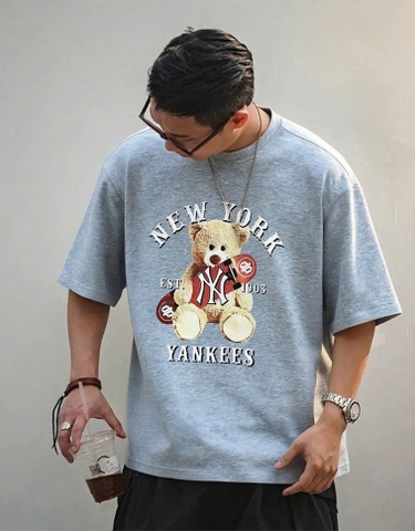 2630 - Áo New Era New York Yankee NY Gấu Xanh Xám [HÀNG CHÍNH HÃNG]