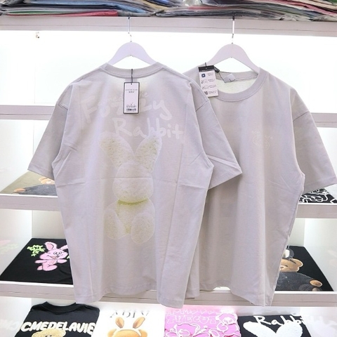 2704 - Áo ADLV Doodle Fuzzy Rabbit Xám Acmé de la vie ADLV-24SS-SSAZFR-GRY [HÀNG CHÍNH HÃNG]