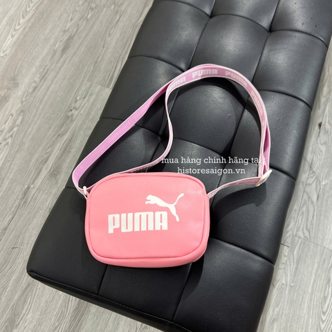 2565- Túi Puma Oval Bag Da Hồng [HÀNG CHÍNH HÃNG]