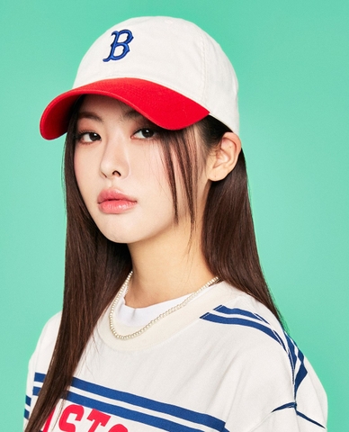 404 -  Nón MLB Unstructured Ball cap - Trắng Đỏ  - B Xanh Dương [HÀNG CHÍNH HÃNG]