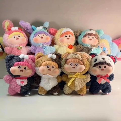 1228 - Fluffy Meatball Full Set 8 Box - The Fluffy Meatball Cute Plush Series Art Toy [CHÍNH HÃNG]