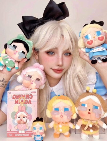 1169  - Crybaby Crying Again Set 6 Box - Mô Hình Gấu Bông Art Toy POP MART CRYBABY Crying Again Series-Vinyl Face Plush [HÀNG CHÍNH HÃNG]