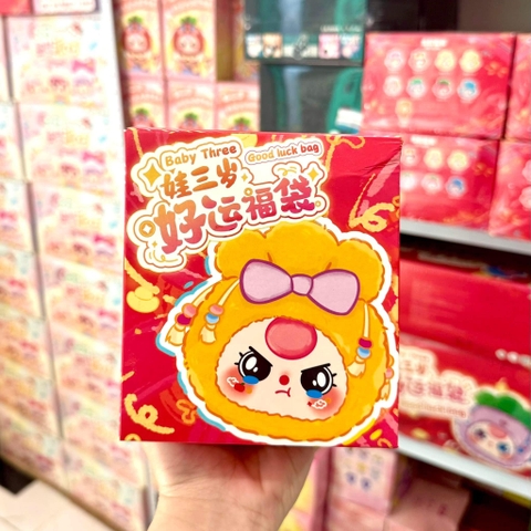 1383 - Baby Three Túi May Mắn Blindbox 1 Box Ngẫu Nhiên - Baby Three Lucky Bag Plush [CHÍNH HÃNG]