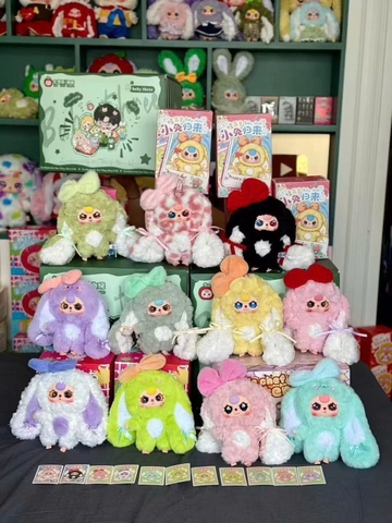 1423 - Baby Three Thỏ Trở Về Set 6 Bé - Baby Three Bunny Return Plush [CHÍNH HÃNG]