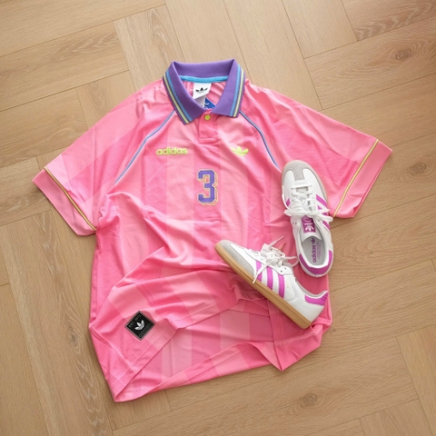 1683 - Áo Adidas Originals Jcquard Jersey Lucid Pink KD2255 - Hồng [HÀNG CHÍNH HÃNG]