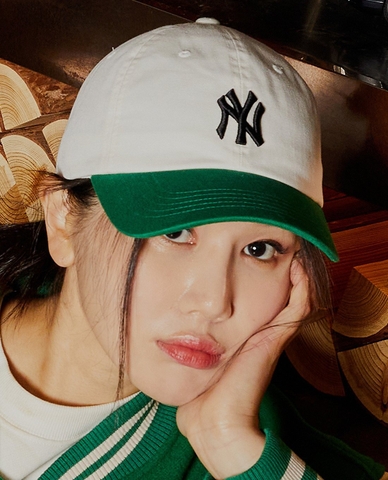 403 -  Nón MLB Unstructured Ball cap - Trắng Kem Xanh Lá - NY Đen [HÀNG CHÍNH HÃNG]