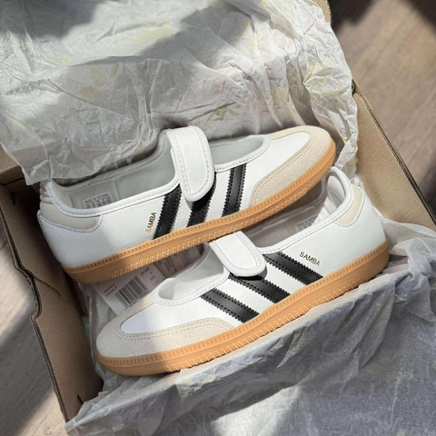 1562 - Giày Adidas Samba Jane - Trắng Kem JR7338 [CHÍNH HÃNG]